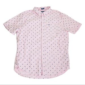 Hollister Men’s Slim Fit Epic Flex Stretch Collared Tee Short Sleeve S